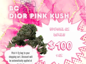 Dior Pink Kush 38% THC | Exotic LSO | Indica - 7g