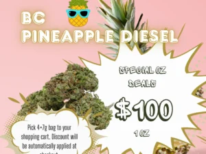 Pineapple Diesel 37% THC | Exotic LSO | Sativa - 7g