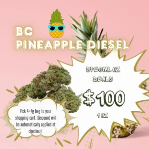 Pineapple Diesel 37% THC | Exotic LSO | Sativa - 7g