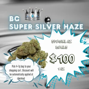 Super Silver Haze 38% THC | Exotic LSO | Sativa - 7g