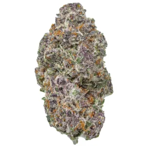Alien Grapes THCA Flower premium frosty purple and green cannabis buds