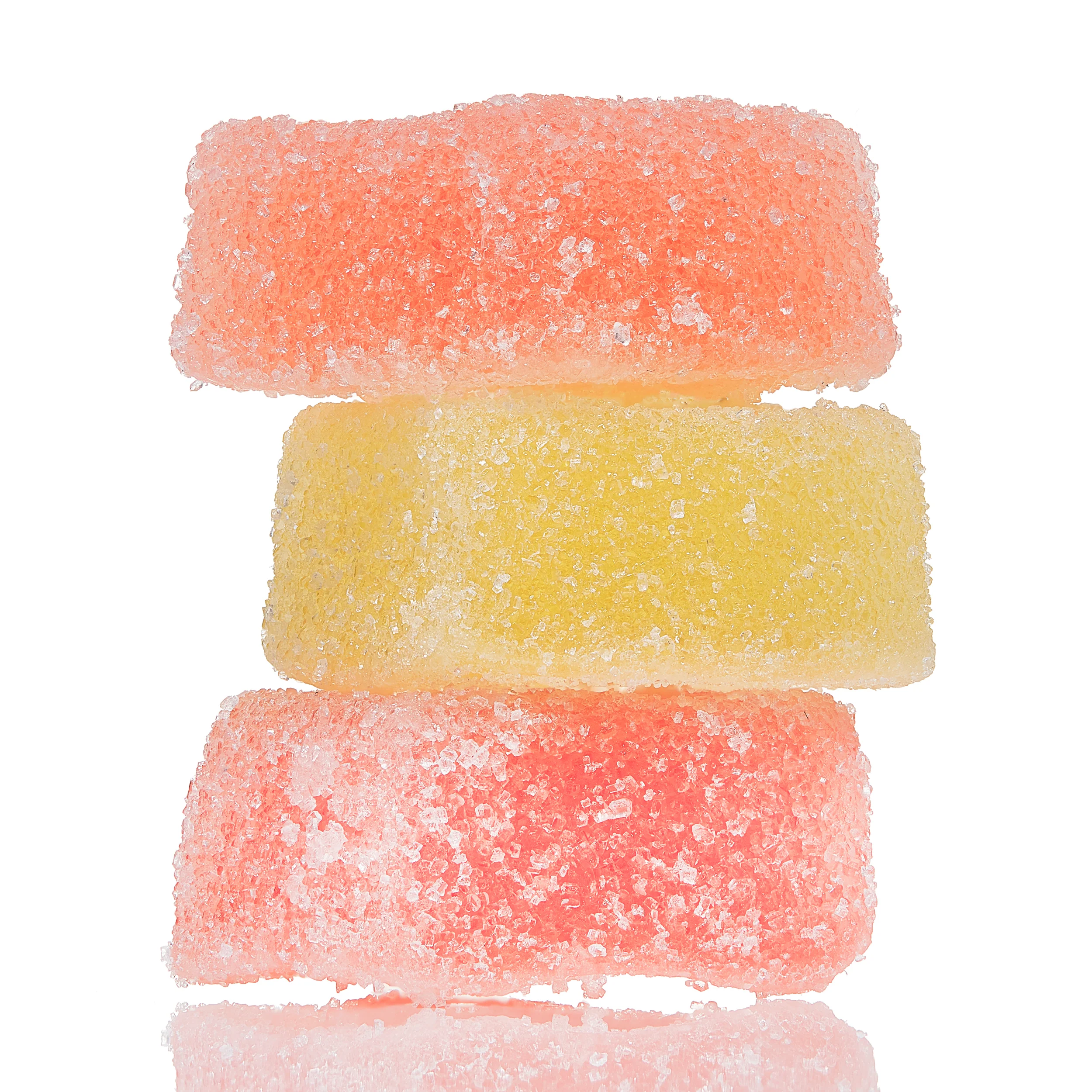 Live Resin CBD THC Gummies with CBD and THC cannabinoid blend