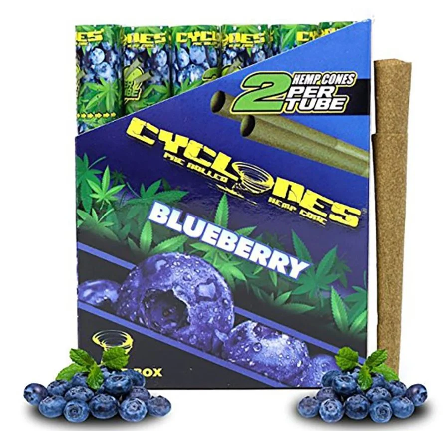 Premium pre-rolled hemp cones made from natural hemp paper