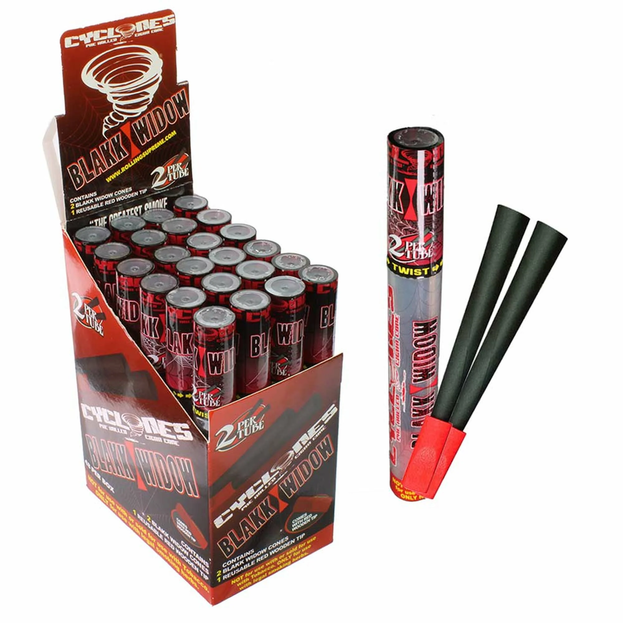 Premium pre-rolled hemp cones made from natural hemp paper